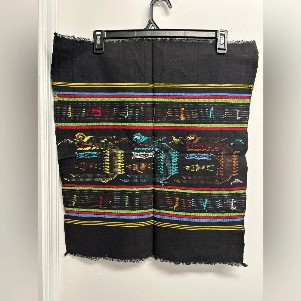 Colorful Woven Textile Wall Hanging